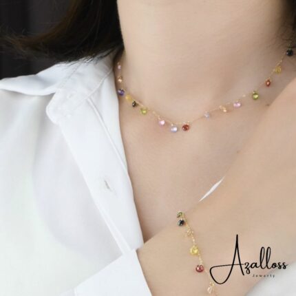 Ensemble Arc En Ciel En Or 18K
