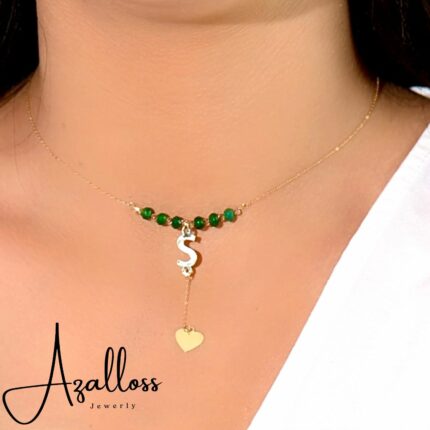 Collier Ma Lettre De Coeur En Or 18K